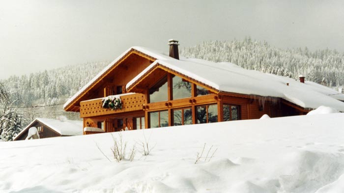 Chalet en hiver