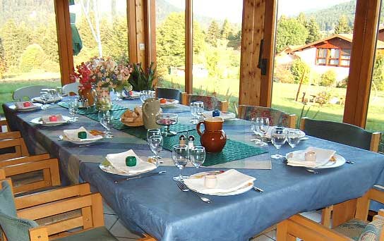 la table